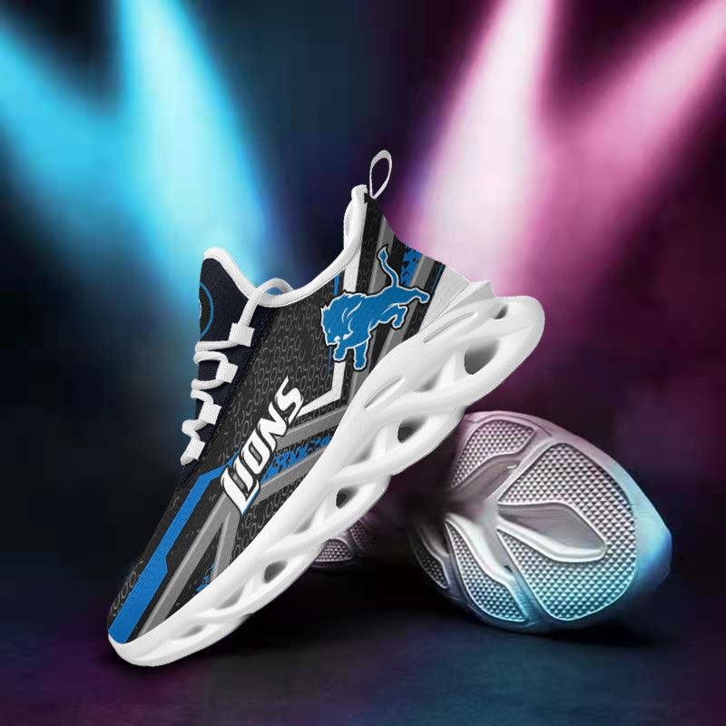 Ideafootwear Detroit Lions NFL Max Soul Shoes Sneakers For Men And Women