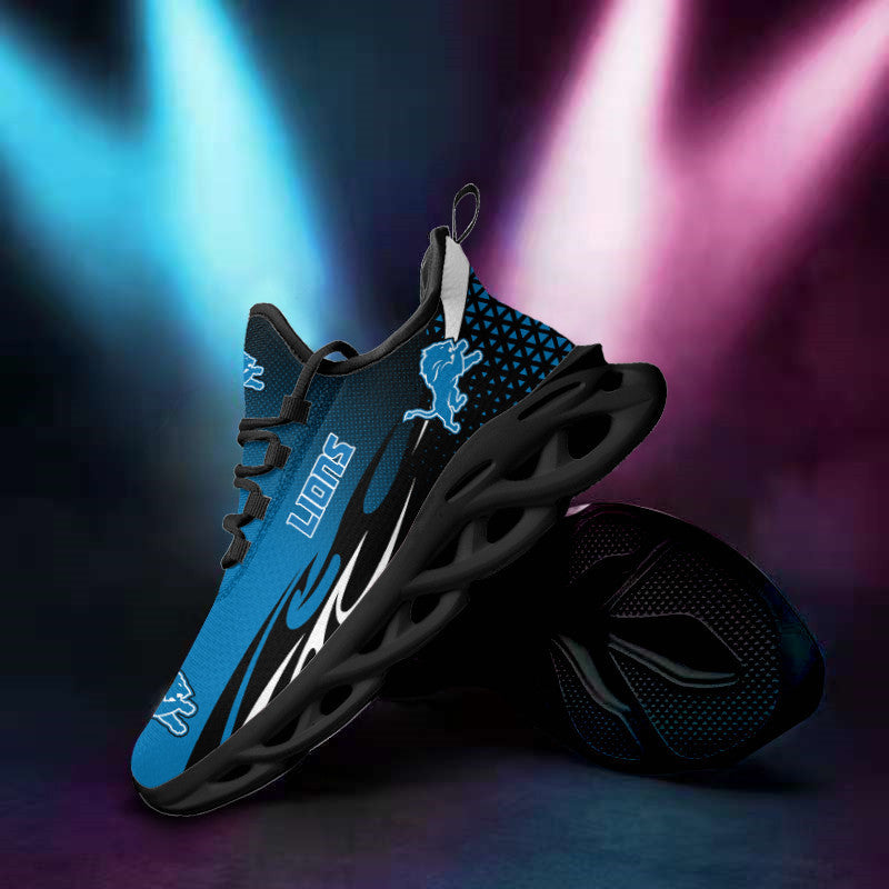 Ideafootwear Detroit Lions NFL Max Soul Shoes Sneakers For Men And Women