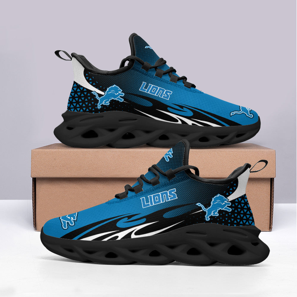 Ideafootwear Detroit Lions NFL Max Soul Shoes Sneakers For Men And Women