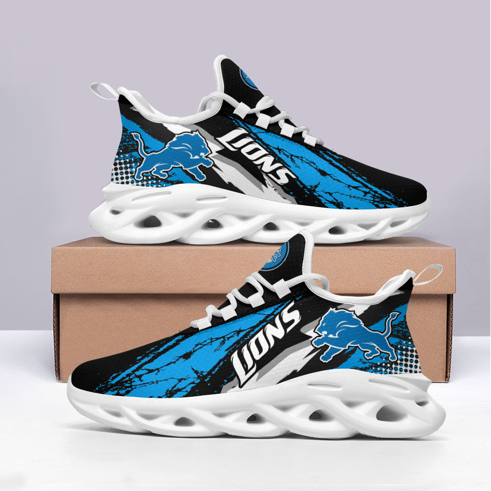 Ideafootwear Detroit Lions NFL Max Soul Shoes Sneakers For Men And Women