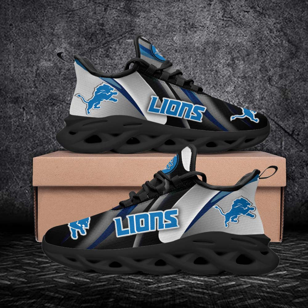 Ideafootwear Detroit Lions NFL Max Soul Shoes Sneakers For Men And Women