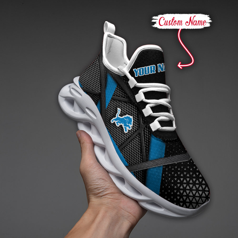Ideafootwear Detroit Lions NFL Max Soul Shoes Sneakers For Men And Women