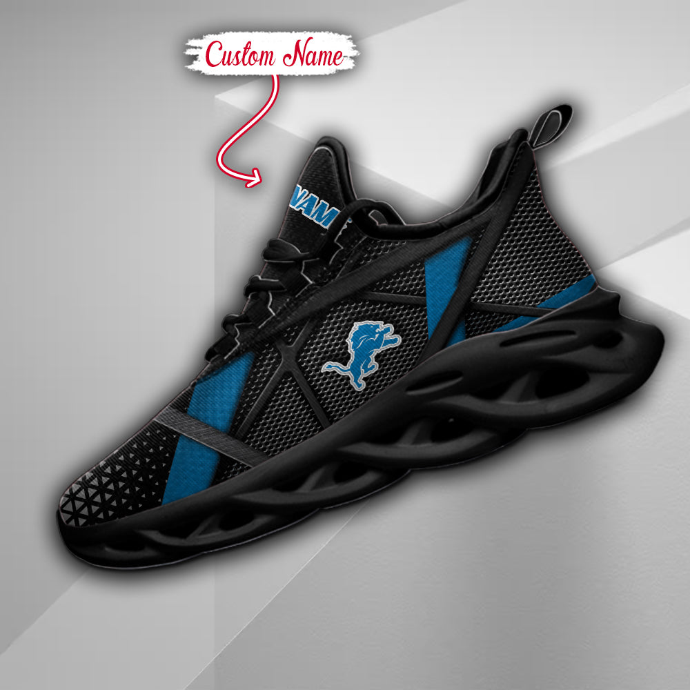Ideafootwear Detroit Lions NFL Max Soul Shoes Sneakers For Men And Women