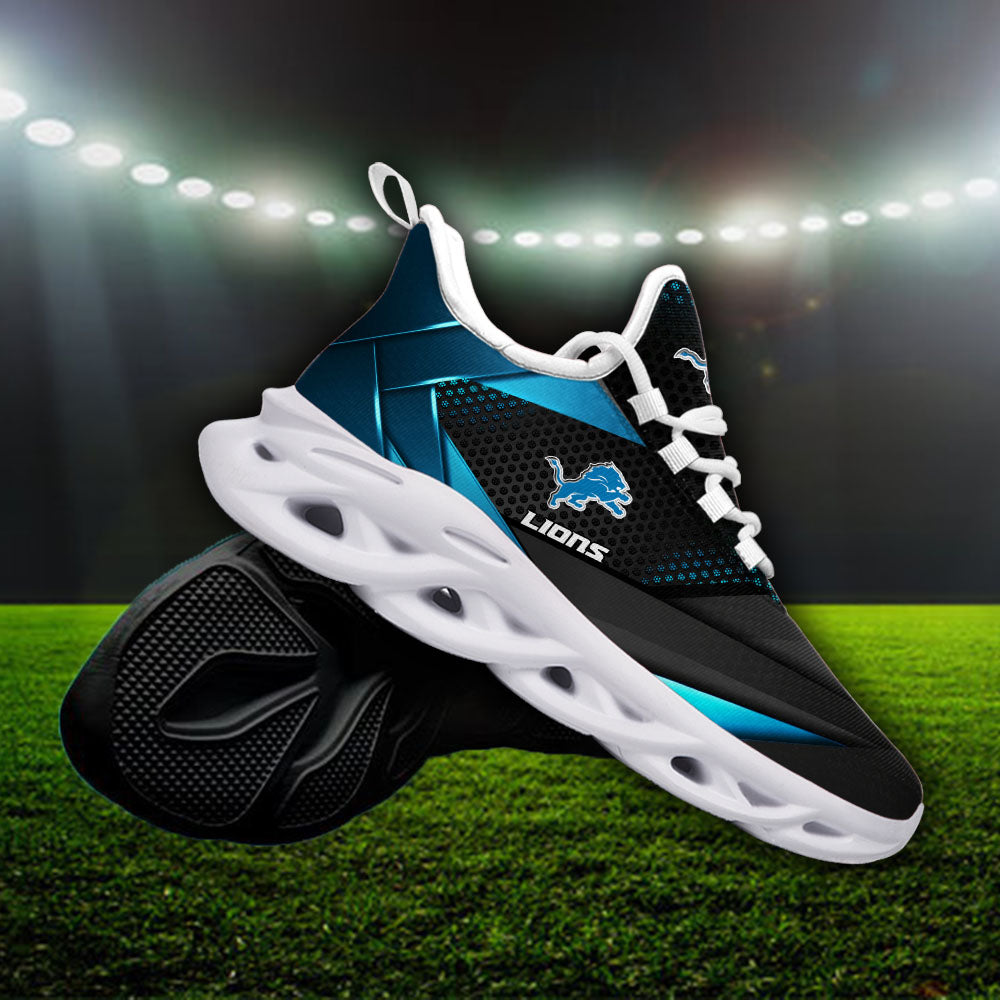 Ideafootwear Detroit Lions NFL Max Soul Shoes Sneakers For Men And Women
