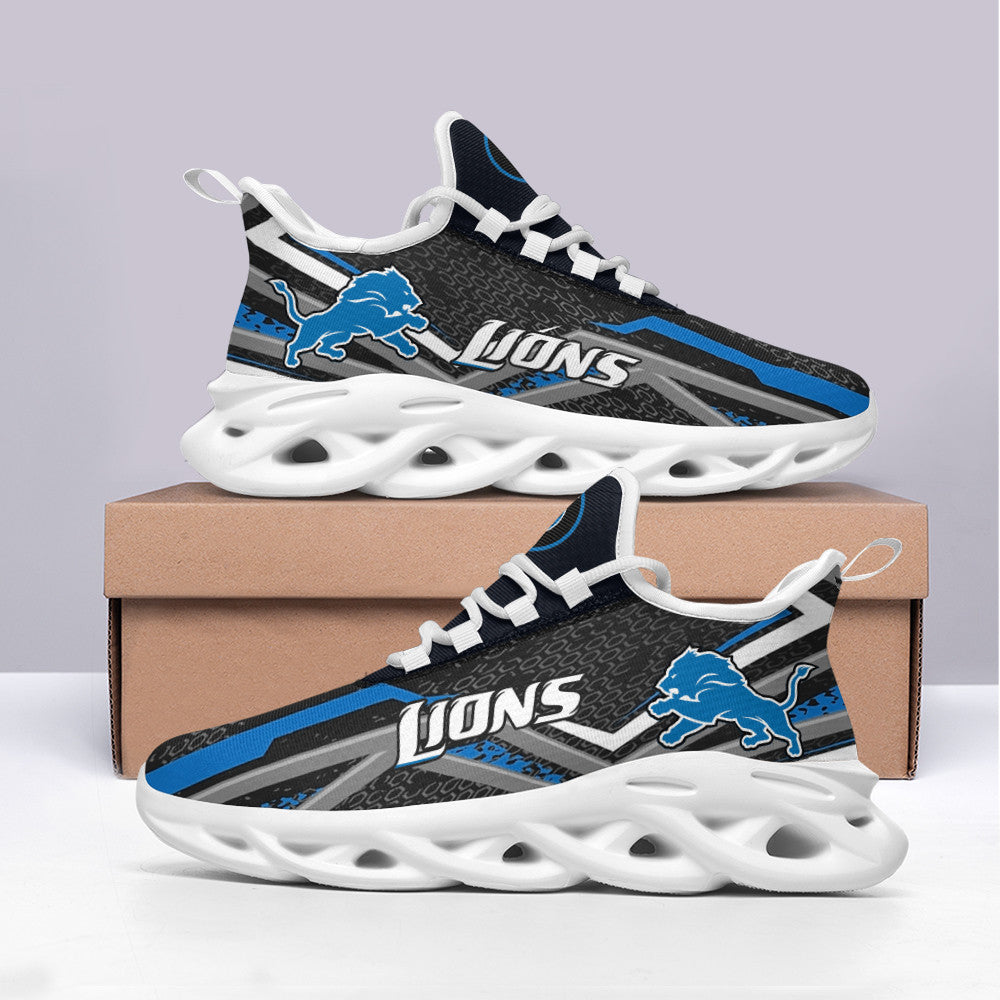 Ideafootwear Detroit Lions NFL Max Soul Shoes Sneakers For Men And Women