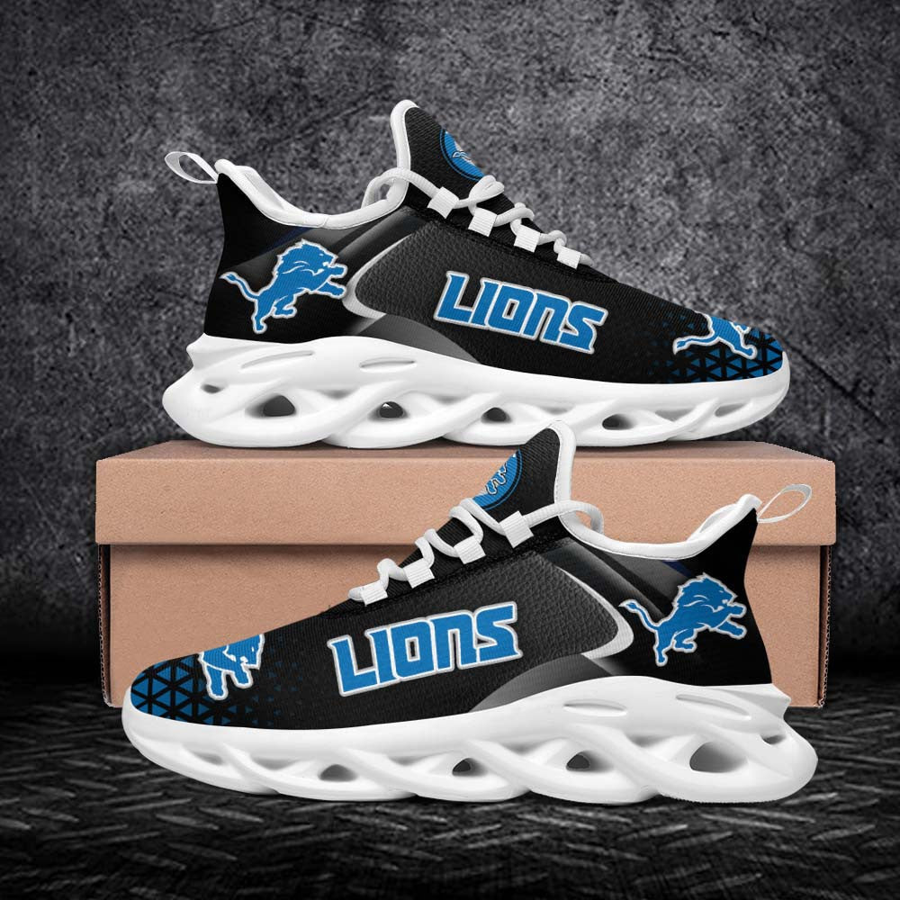 Ideafootwear Detroit Lions NFL Max Soul Shoes Sneakers For Men And Women