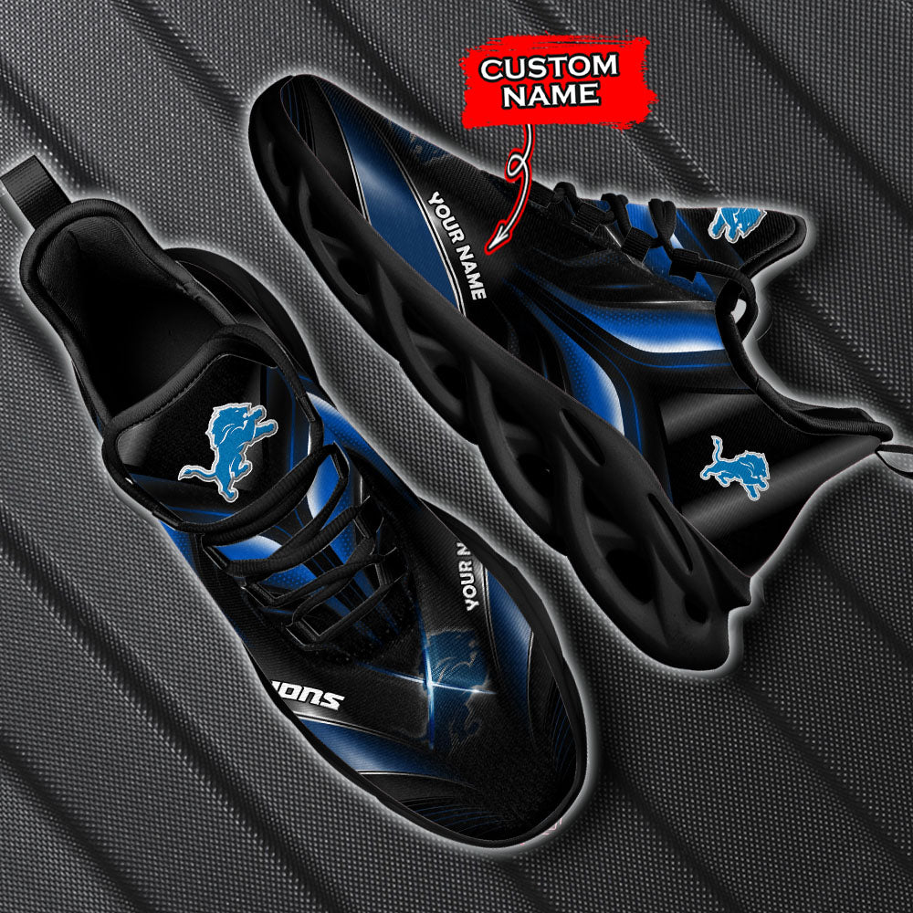 Ideafootwear Detroit Lions NFL Max Soul Shoes Sneakers For Men And Women