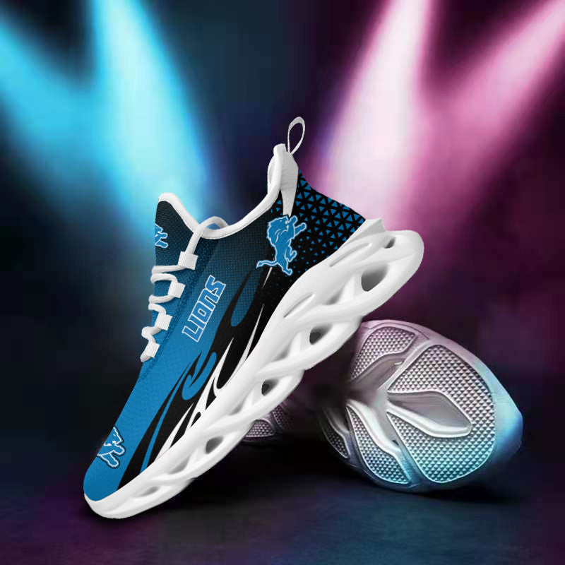 Ideafootwear Detroit Lions NFL Max Soul Shoes Sneakers For Men And Women