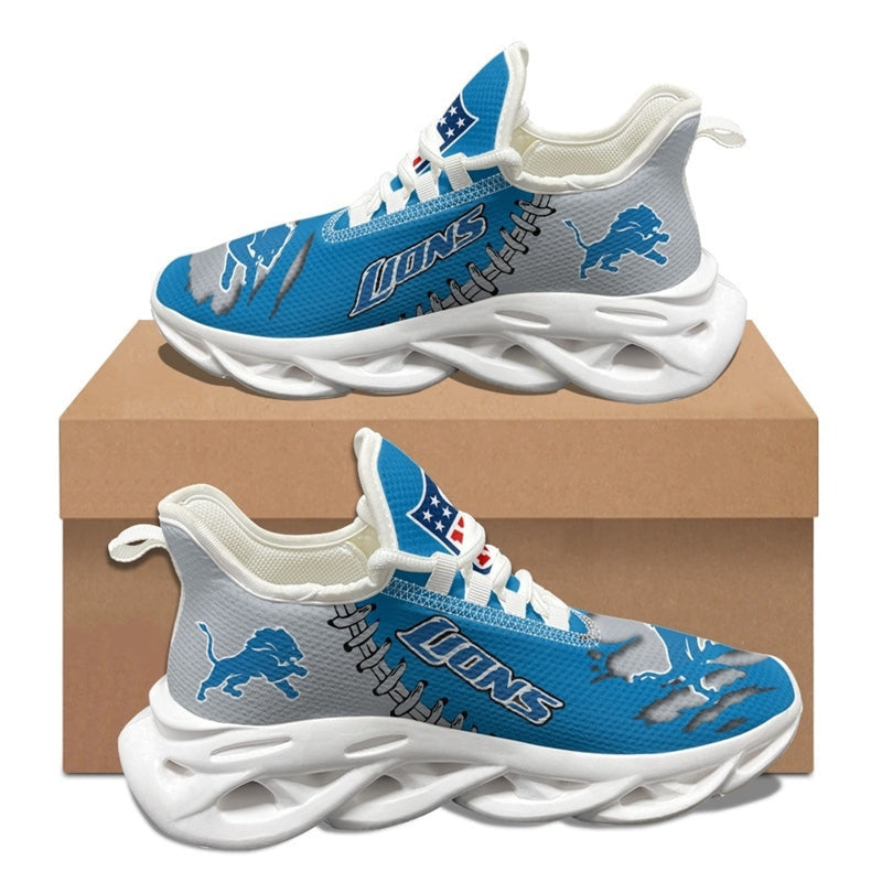 Ideafootwear Detroit Lions NFL Max Soul Shoes Sneakers For Men And Women