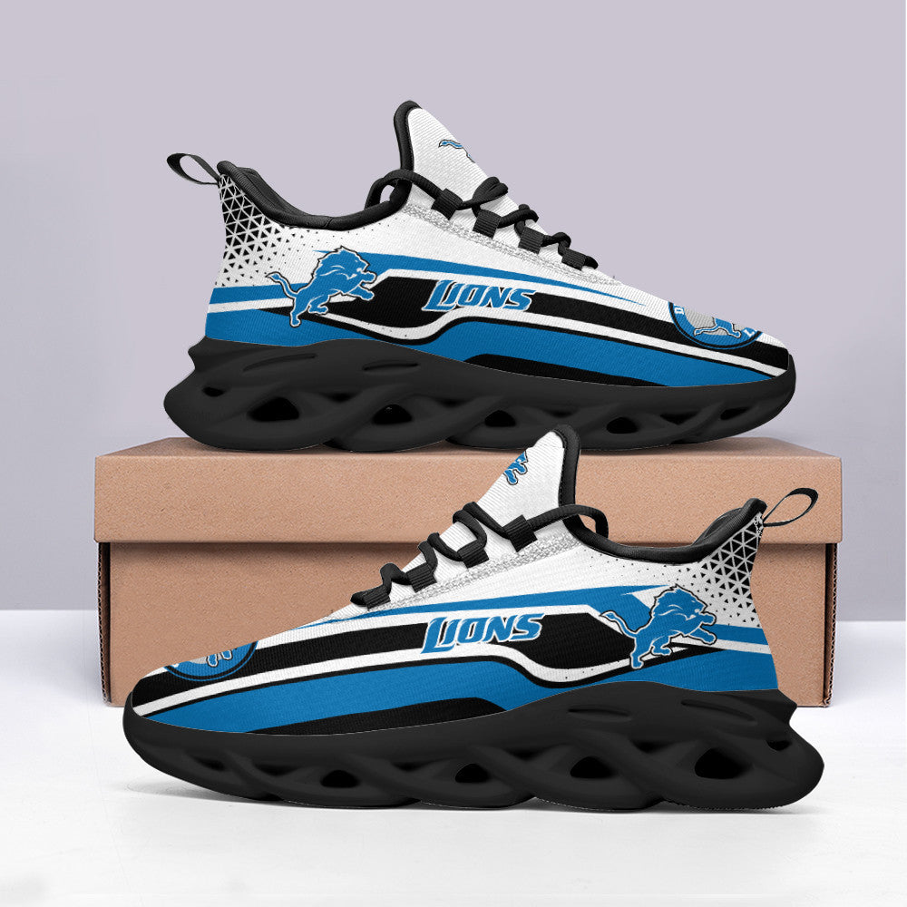 Ideafootwear Detroit Lions NFL Max Soul Shoes Sneakers For Men And Women