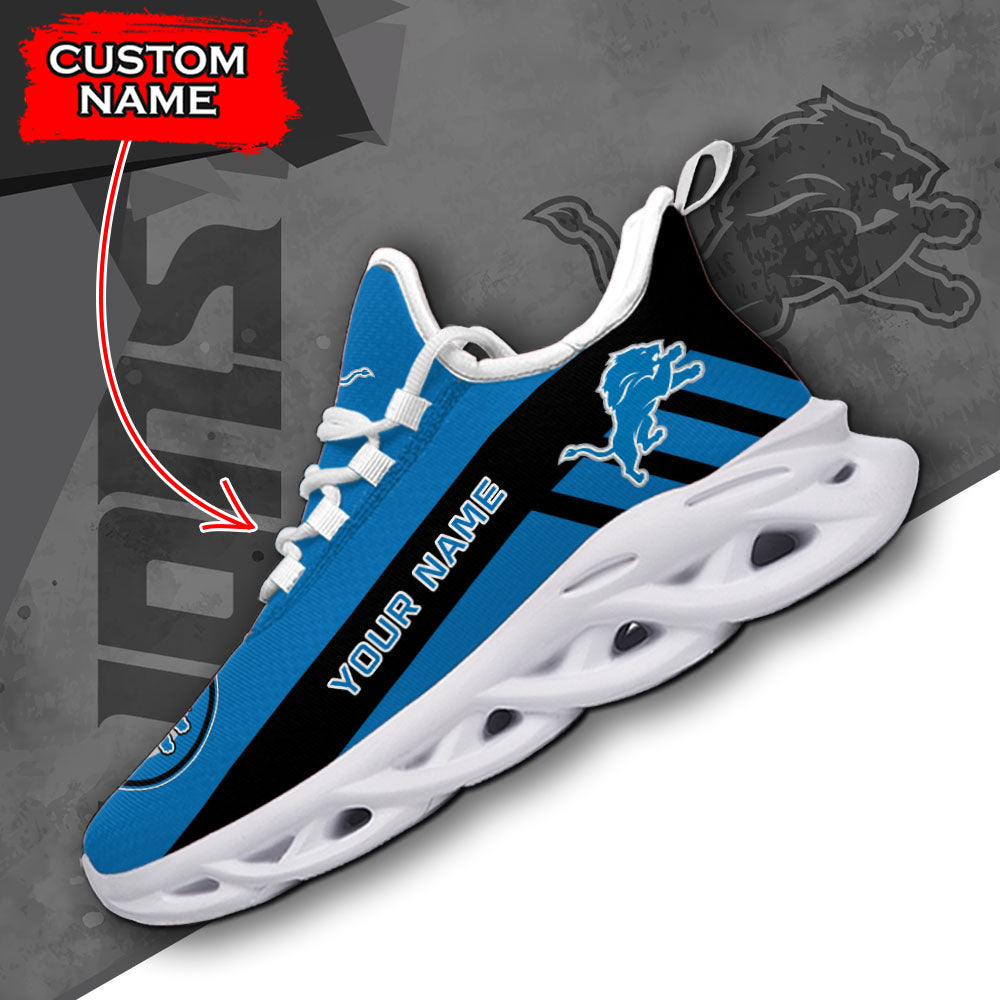 Ideafootwear Detroit Lions NFL Max Soul Shoes Sneakers For Men And Women
