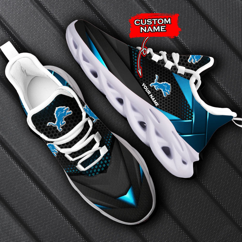 Ideafootwear Detroit Lions NFL Max Soul Shoes Sneakers For Men And Women