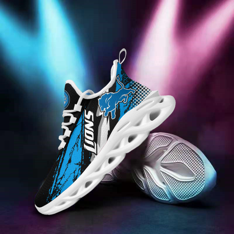Ideafootwear Detroit Lions NFL Max Soul Shoes Sneakers For Men And Women
