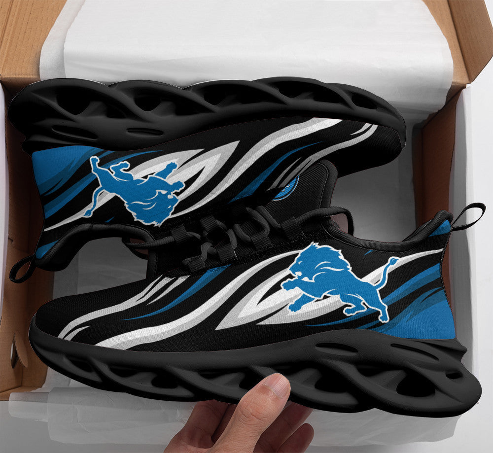 Ideafootwear Detroit Lions NFL Max Soul Shoes Sneakers For Men And Women