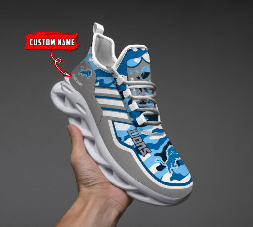 Ideafootwear Detroit Lions NFL Max Soul Shoes Sneakers For Men And Women