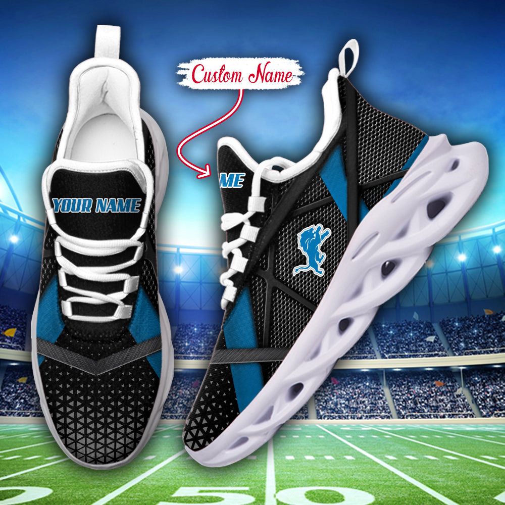Ideafootwear Detroit Lions NFL Max Soul Shoes Sneakers For Men And Women