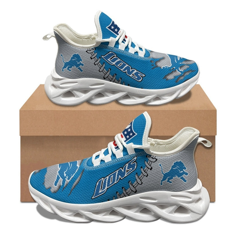 Ideafootwear Detroit Lions NFL Max Soul Shoes Sneakers For Men And Women