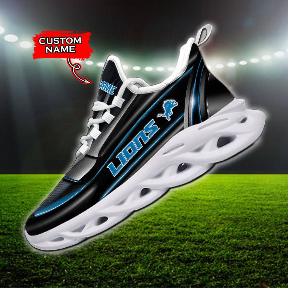 Ideafootwear Detroit Lions NFL Max Soul Shoes Sneakers For Men And Women