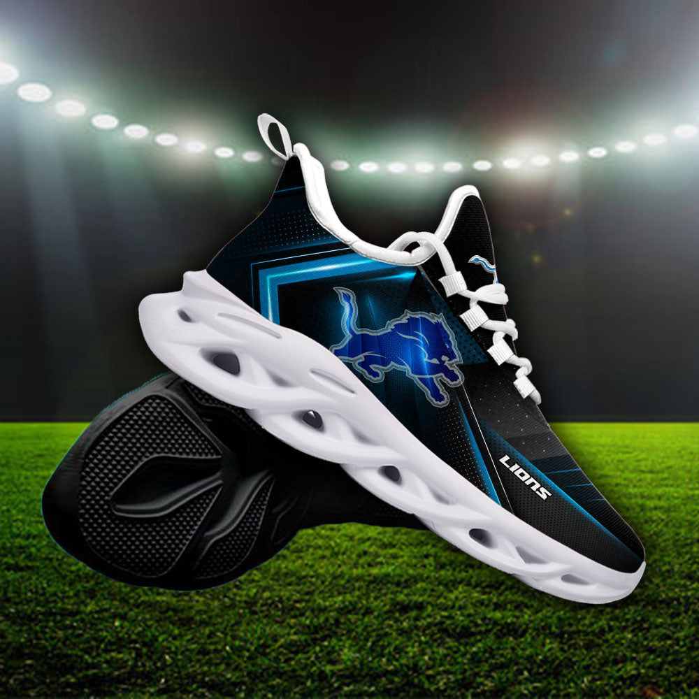 Ideafootwear Detroit Lions NFL Max Soul Shoes Sneakers For Men And Women