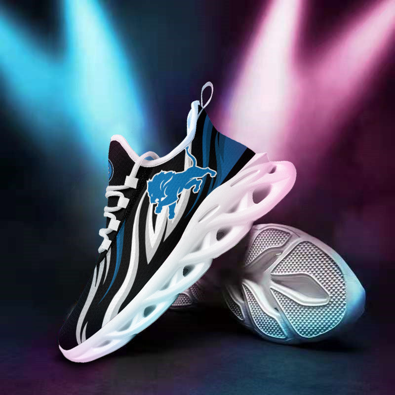 Ideafootwear Detroit Lions NFL Max Soul Shoes Sneakers For Men And Women