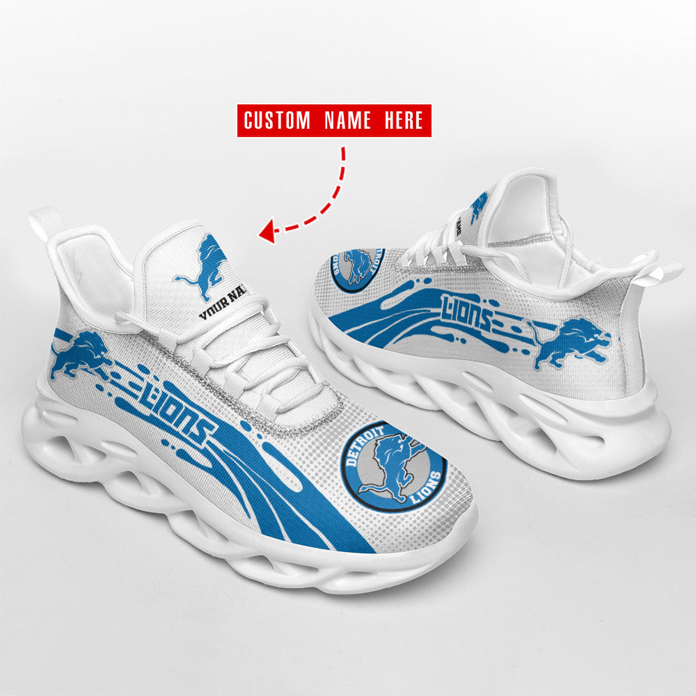 Ideafootwear Detroit Lions NFL Max Soul Shoes Sneakers For Men And Women