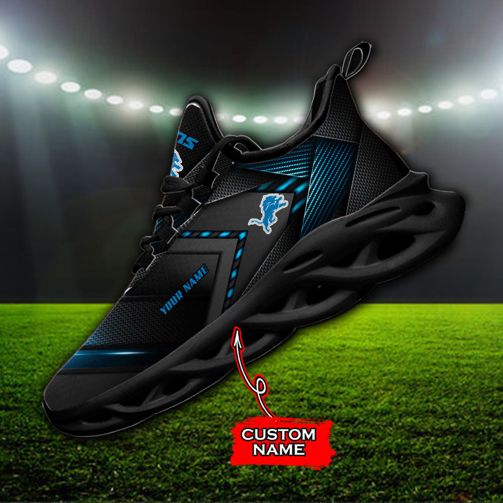 Ideafootwear Detroit Lions NFL Max Soul Shoes Sneakers For Men And Women