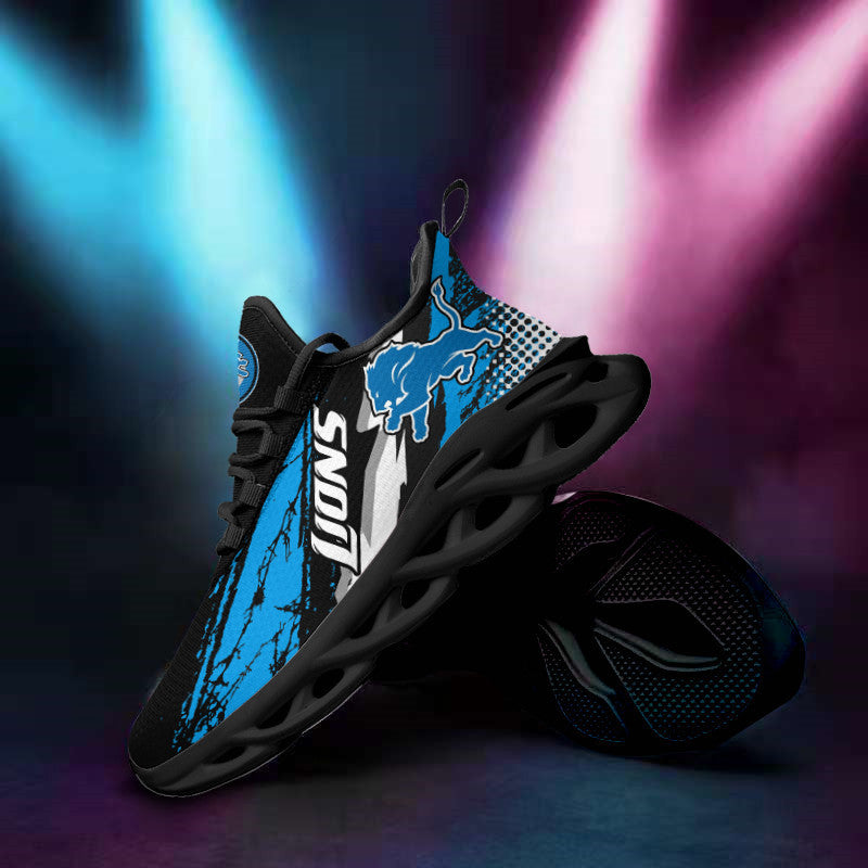 Ideafootwear Detroit Lions NFL Max Soul Shoes Sneakers For Men And Women