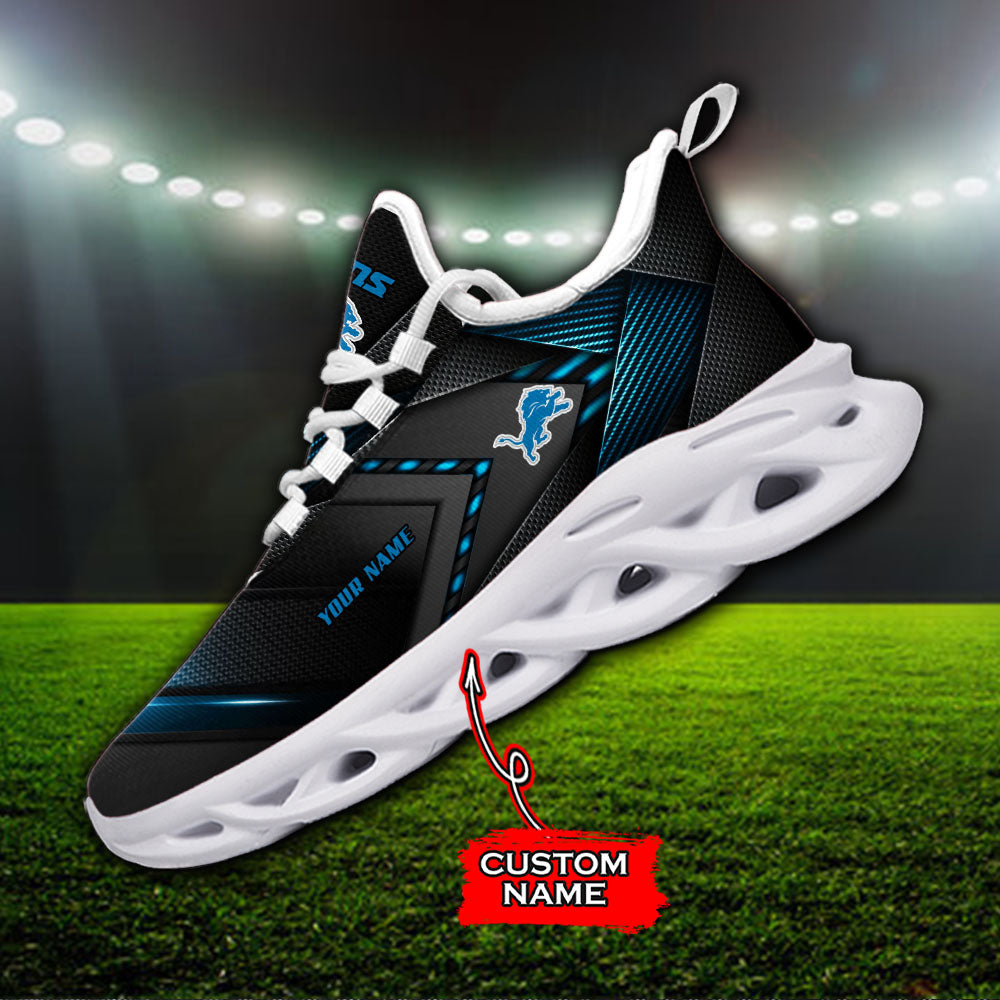 Ideafootwear Detroit Lions NFL Max Soul Shoes Sneakers For Men And Women