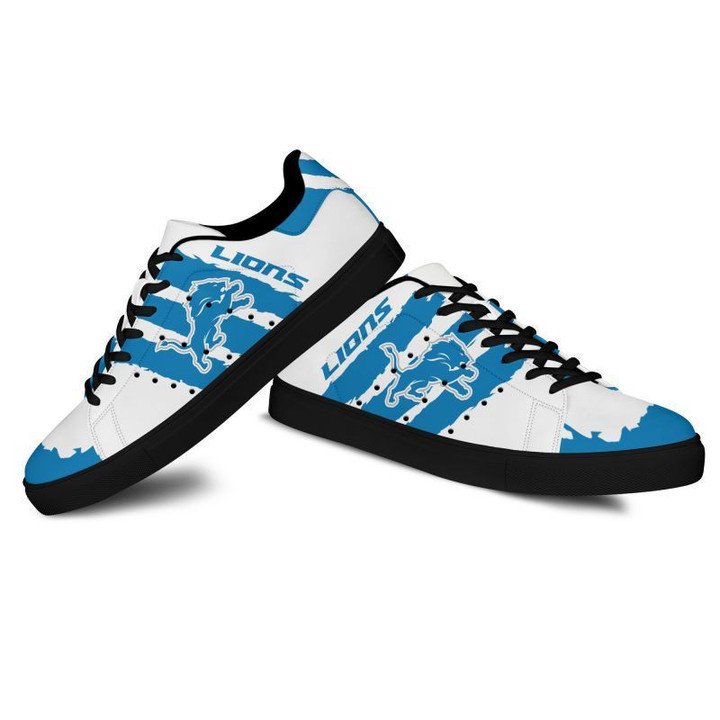 Ideafootwear Detroit Lions Skate Stan Shoes Sneakes For Men And Women