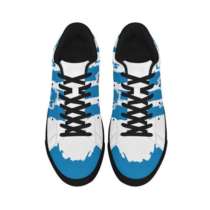 Ideafootwear Detroit Lions Skate Stan Shoes Sneakes For Men And Women