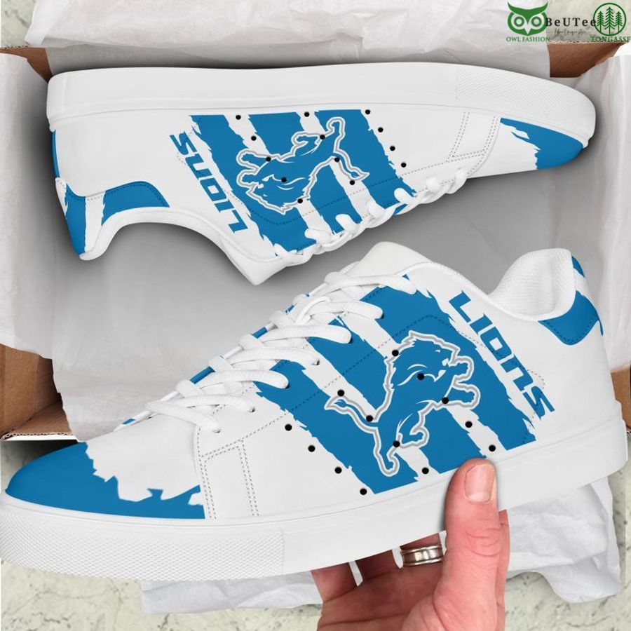 Ideafootwear Detroit Lions Skate Stan Shoes Sneakes For Men And Women