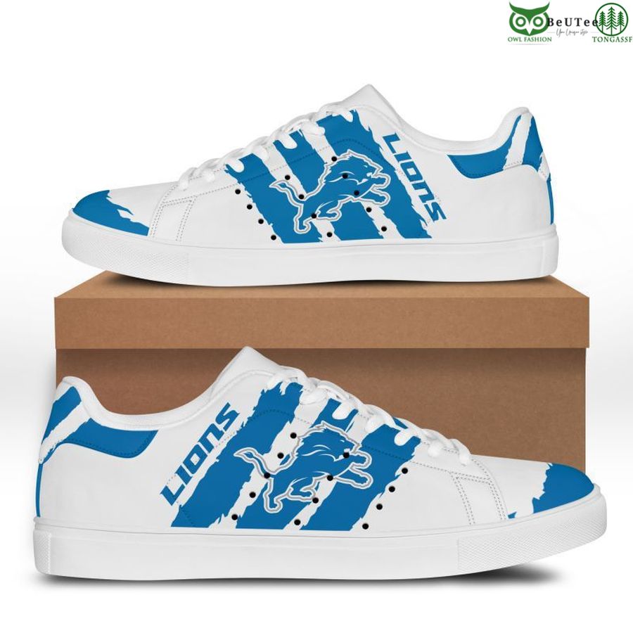 Ideafootwear Detroit Lions Skate Stan Shoes Sneakes For Men And Women