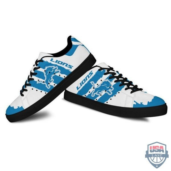 Ideafootwear Detroit Lions Skate Stan Shoes Sneakes For Men And Women