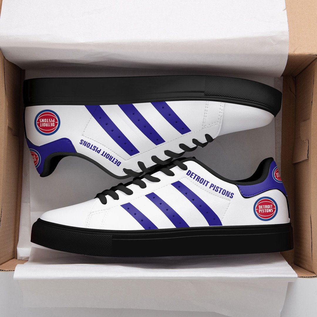 Ideafootwear Detroit Pistons Skate Stan Shoes Sneakes For Men And Women
