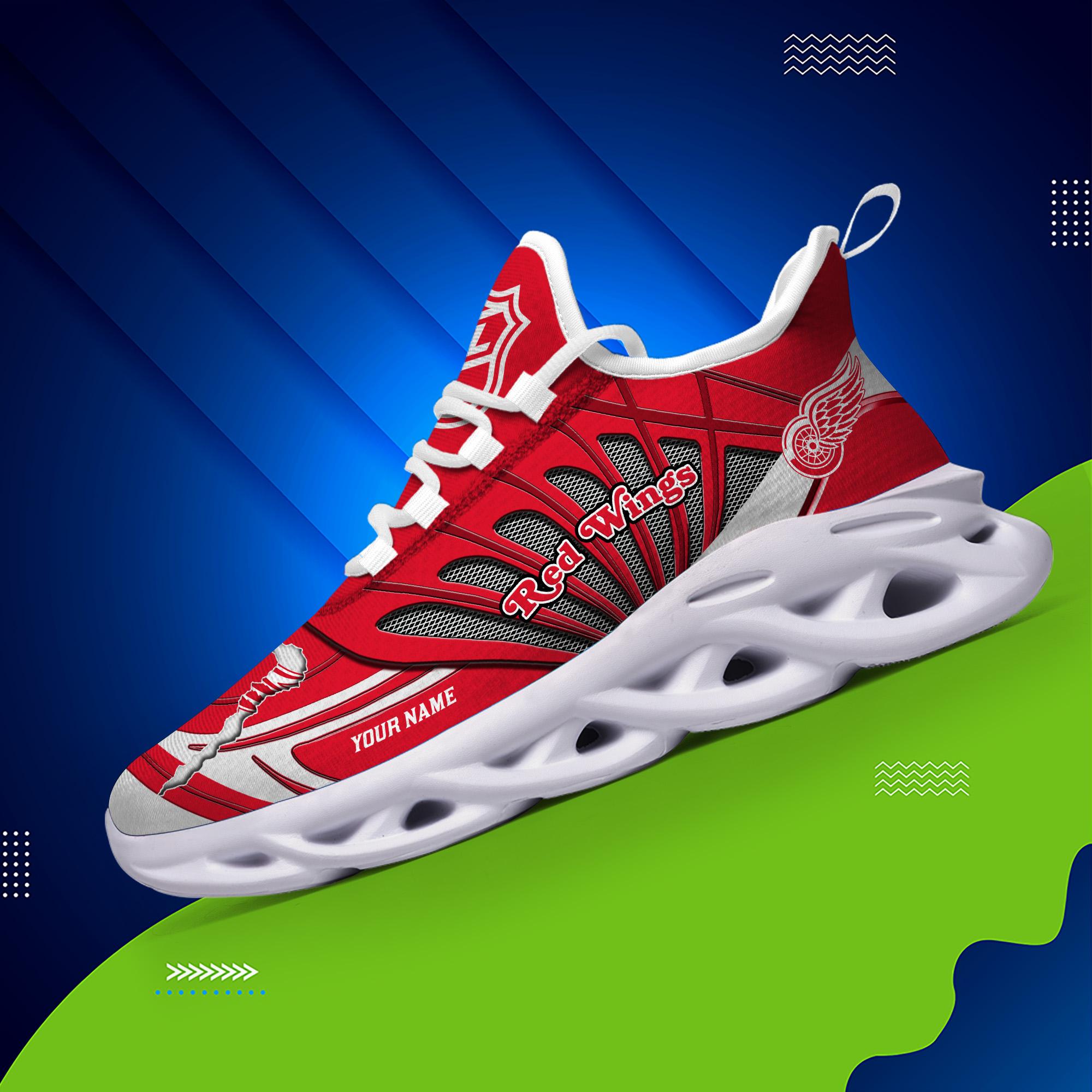 Ideafootwear Detroit Red Wings Max Soul Shoes Sneakers For Men And Women