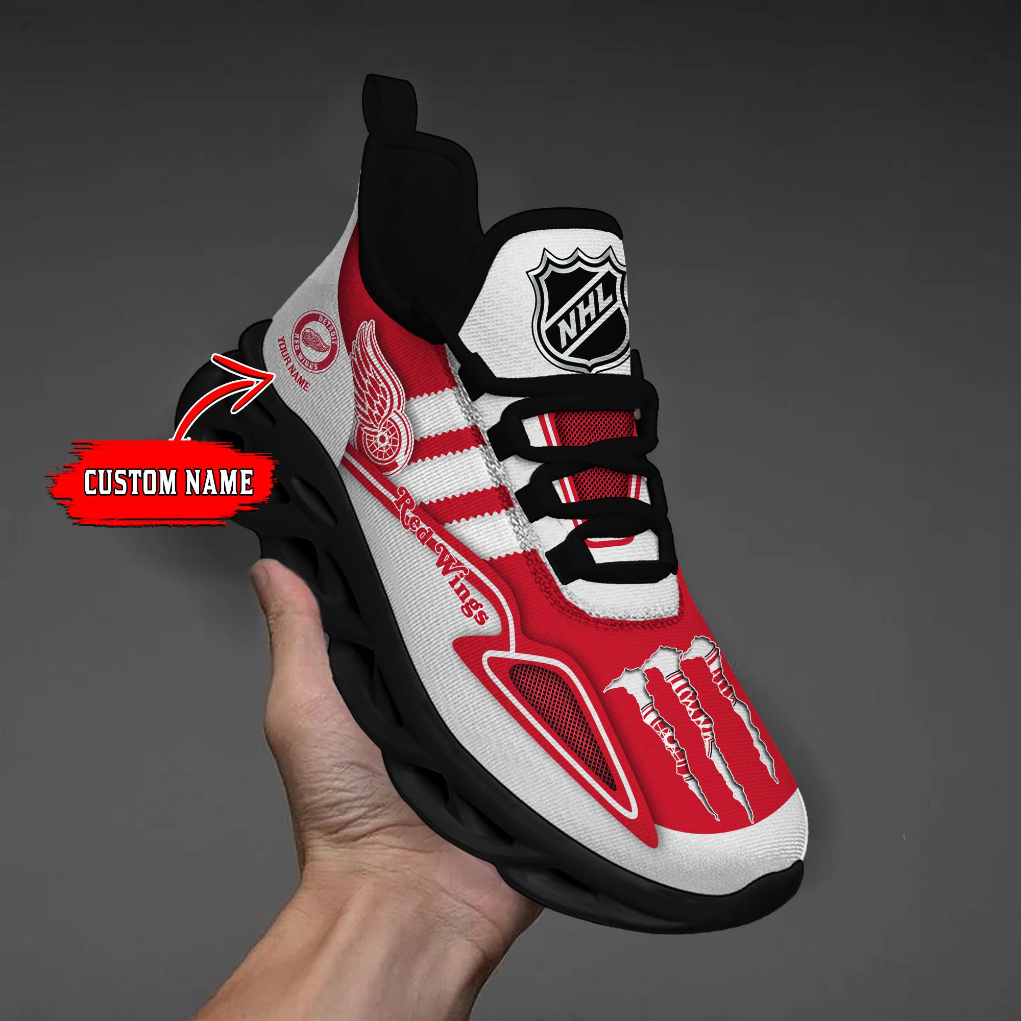 Ideafootwear Detroit Red Wings Max Soul Shoes Sneakers For Men And Women