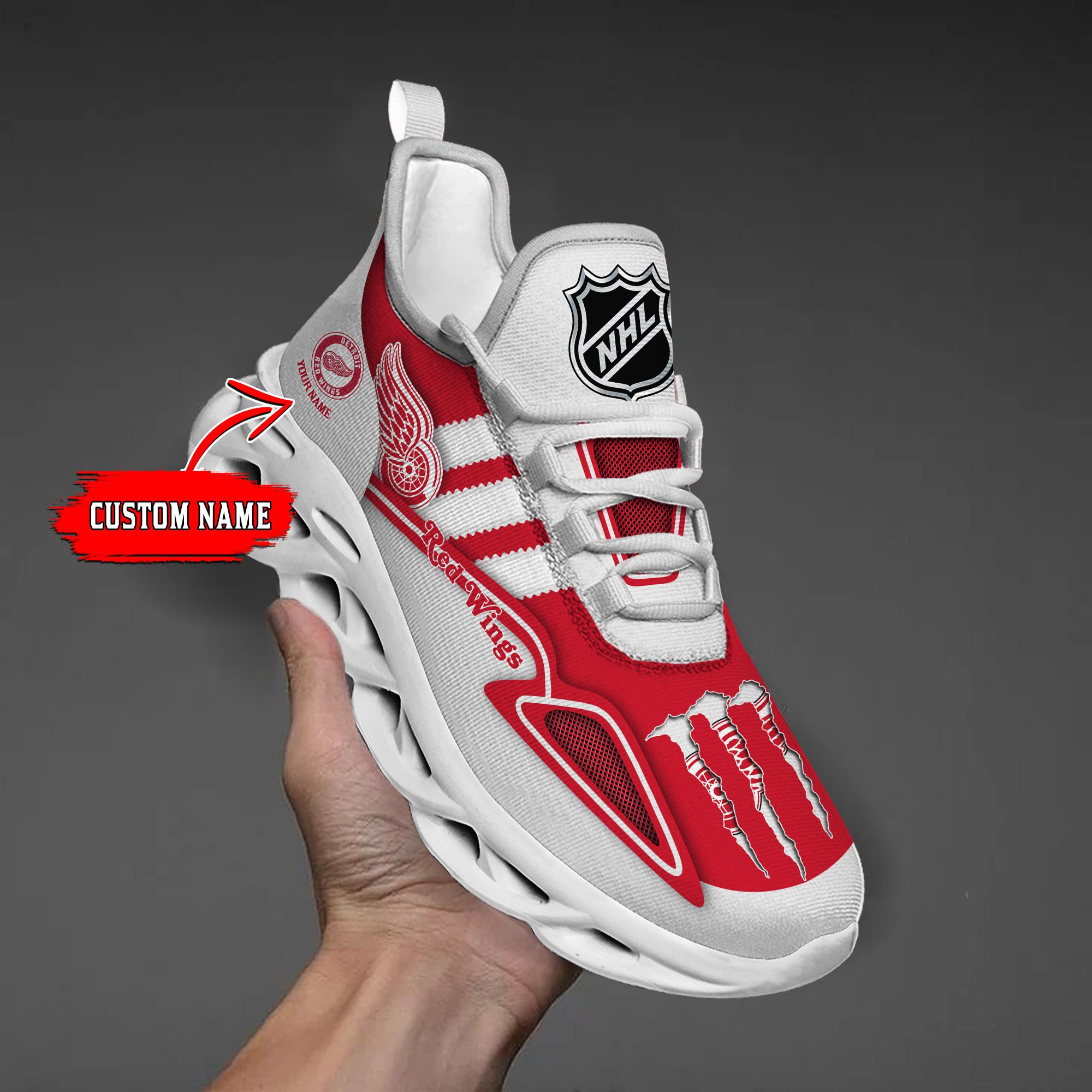 Ideafootwear Detroit Red Wings Max Soul Shoes Sneakers For Men And Women