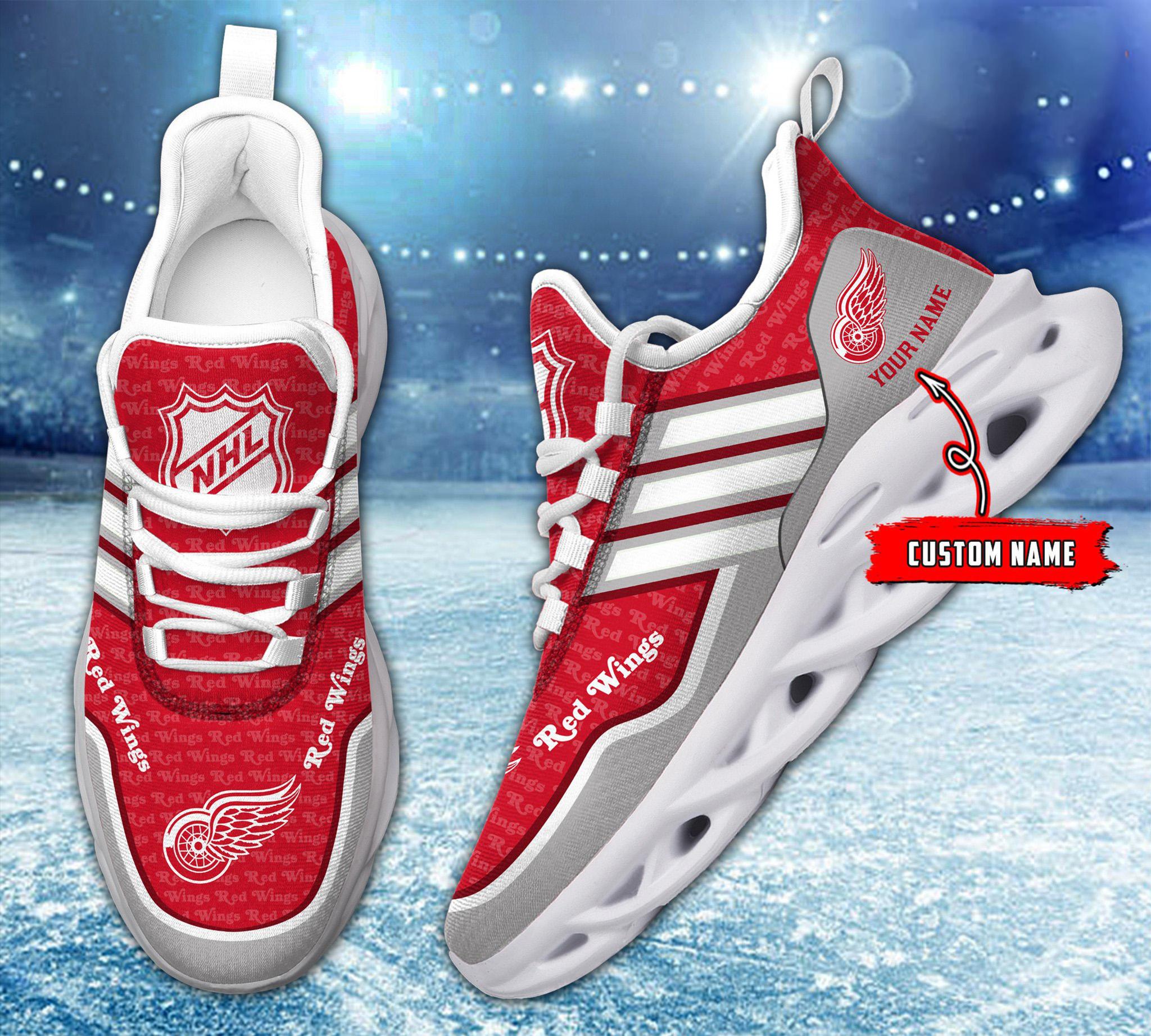 Ideafootwear Detroit Red Wings Max Soul Shoes Sneakers For Men And Women
