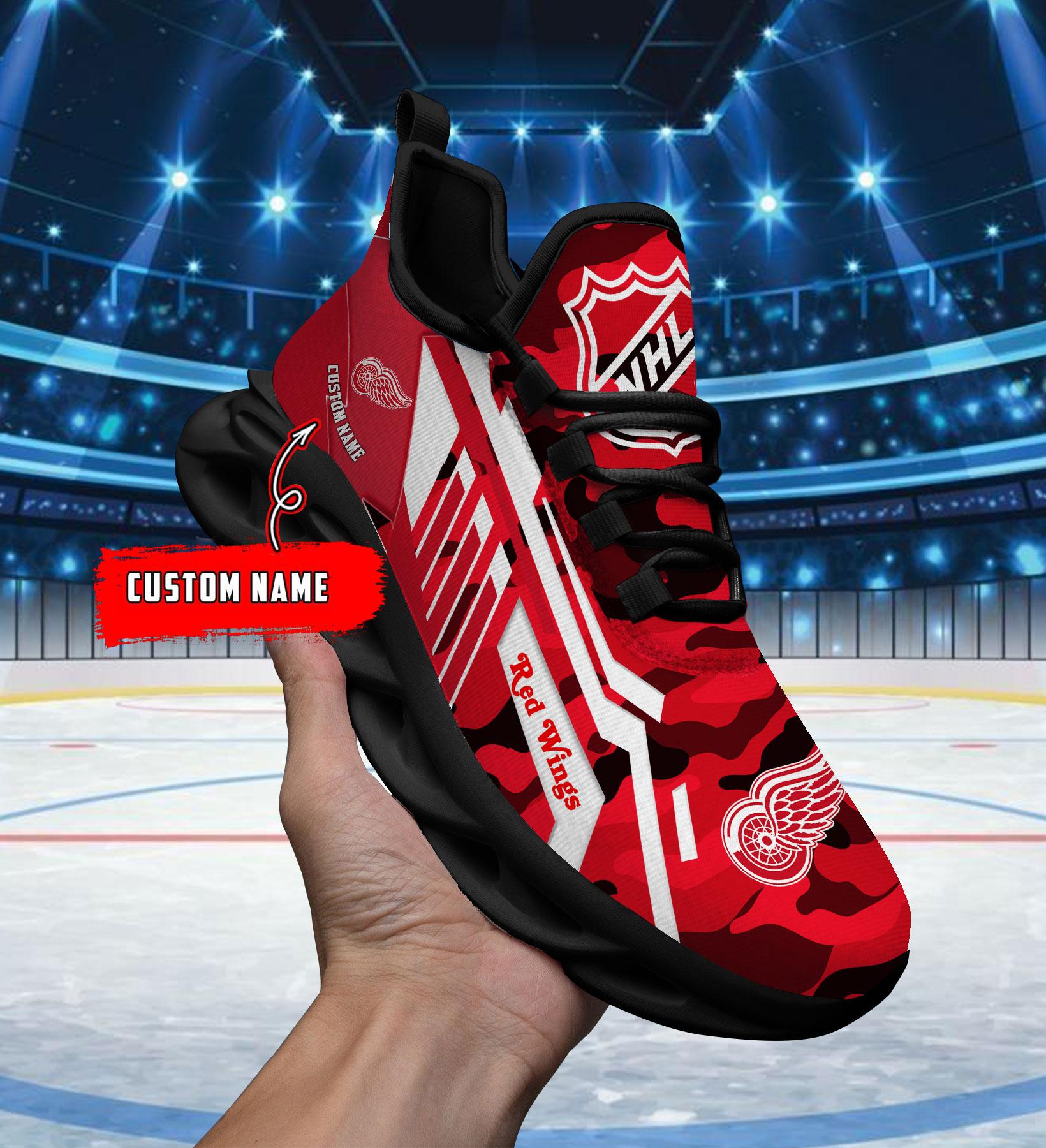 Ideafootwear Detroit Red Wings Max Soul Shoes Sneakers For Men And Women