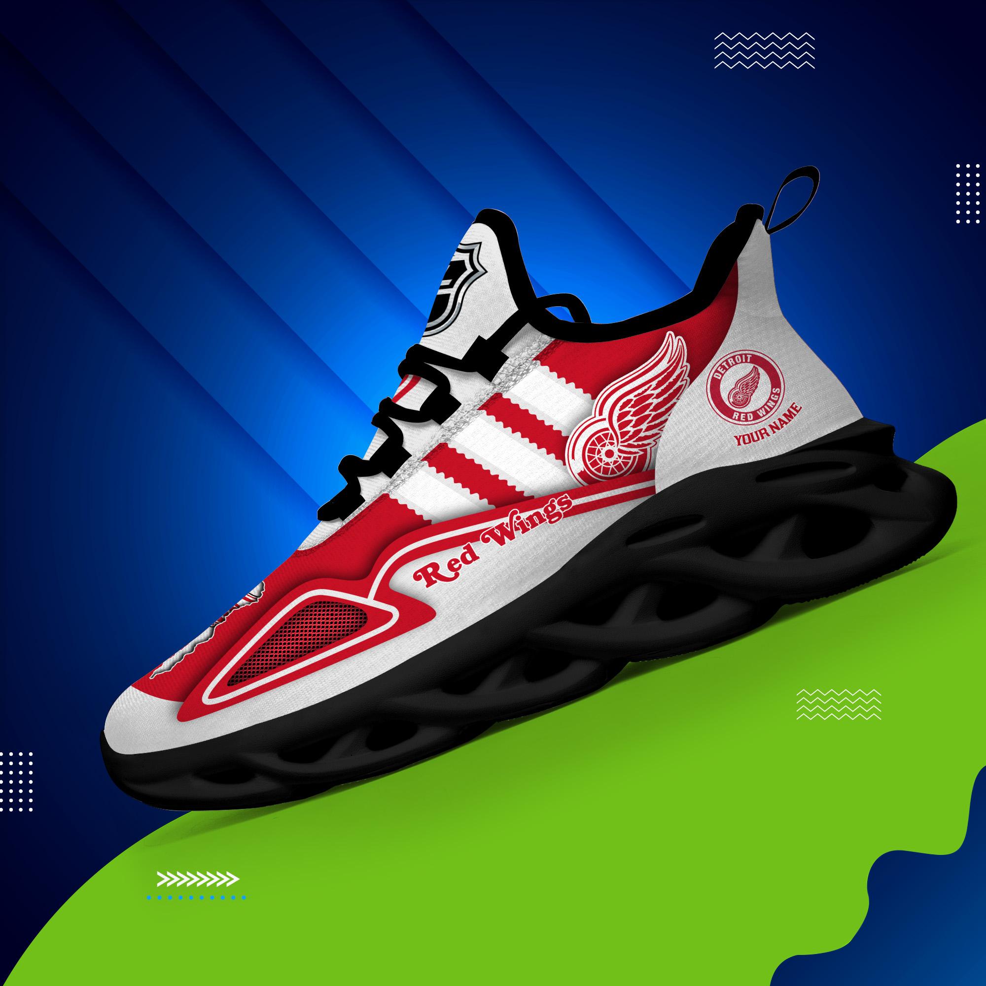Ideafootwear Detroit Red Wings Max Soul Shoes Sneakers For Men And Women