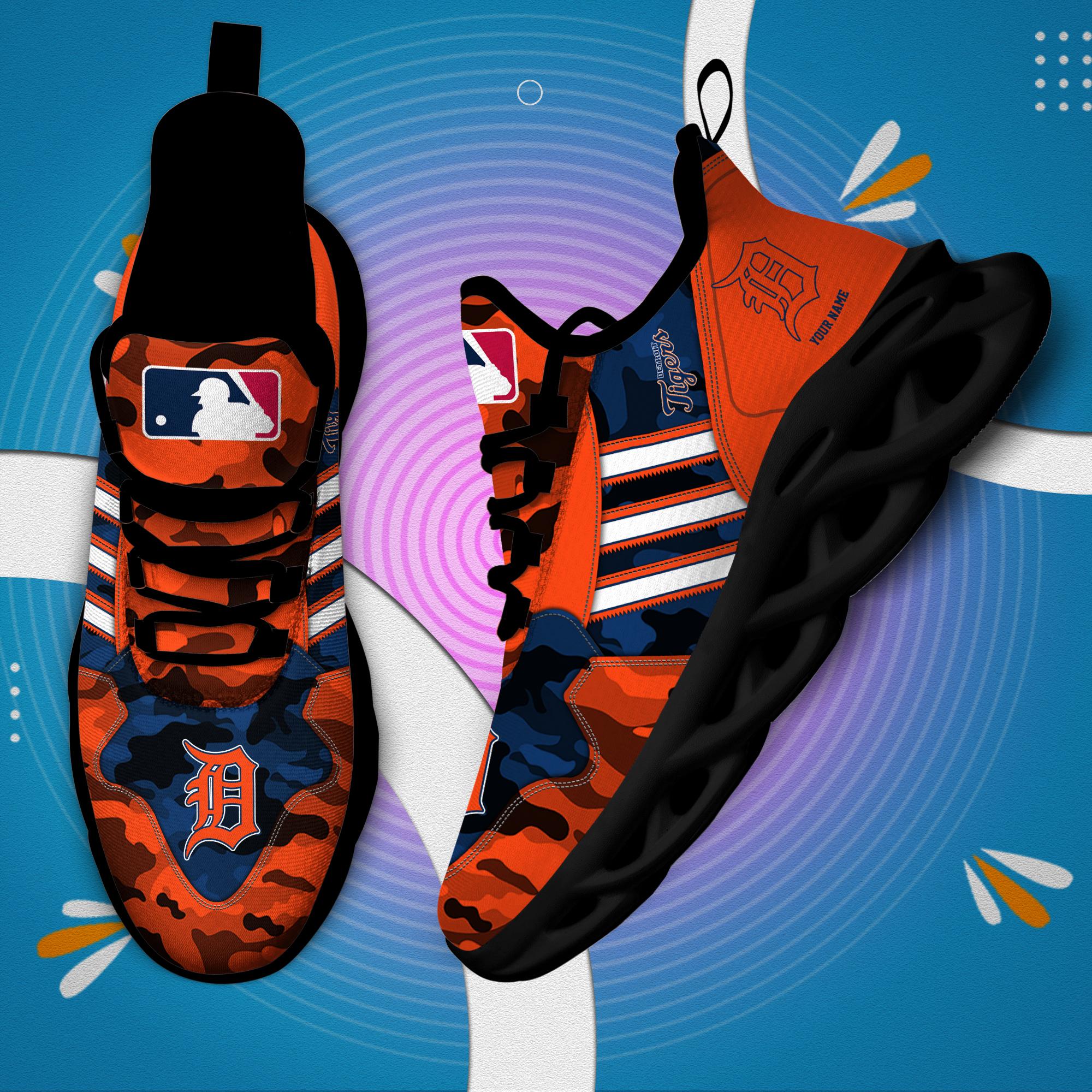 Ideafootwear Detroit Tigers Max Soul Shoes Sneakers For Men And Women