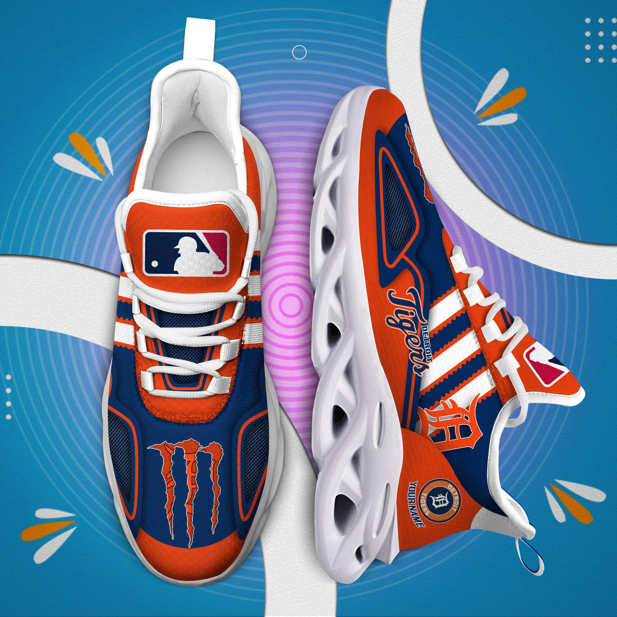 Ideafootwear Detroit Tigers Max Soul Shoes Sneakers For Men And Women