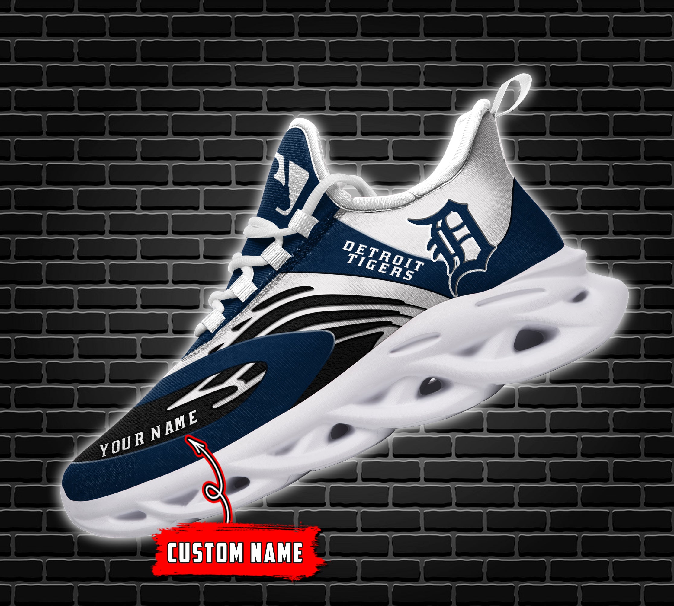 Ideafootwear Detroit Tigers MLB Max Soul Shoes Sneakers For Men And Women