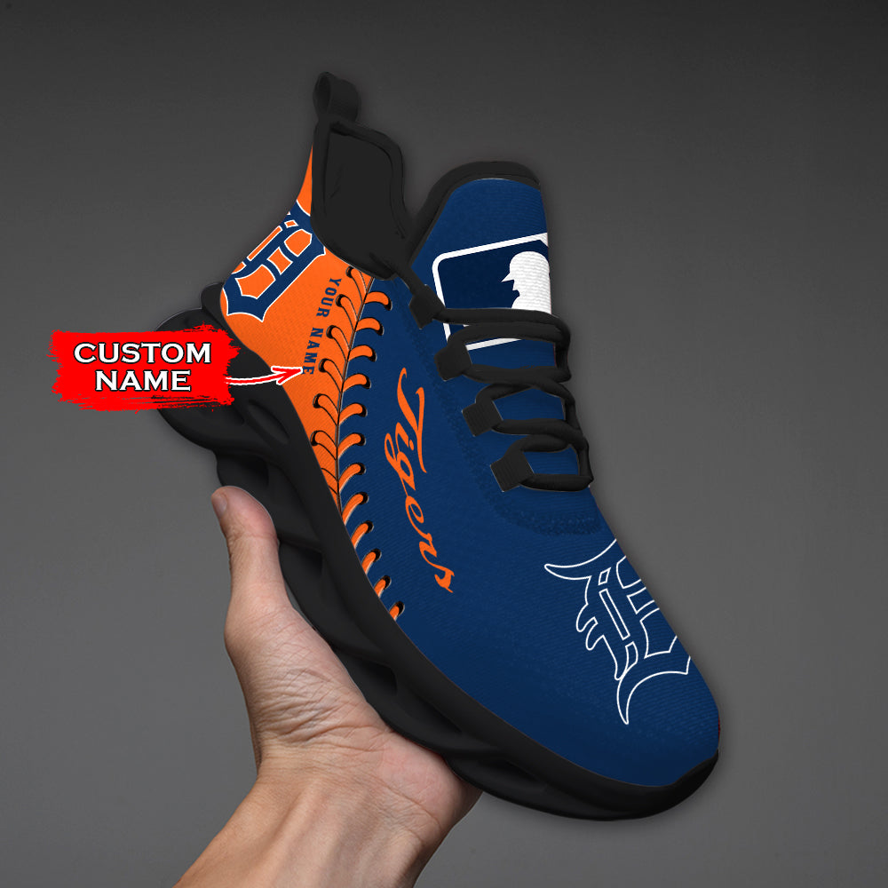 Ideafootwear Detroit Tigers MLB Max Soul Shoes Sneakers For Men And Women