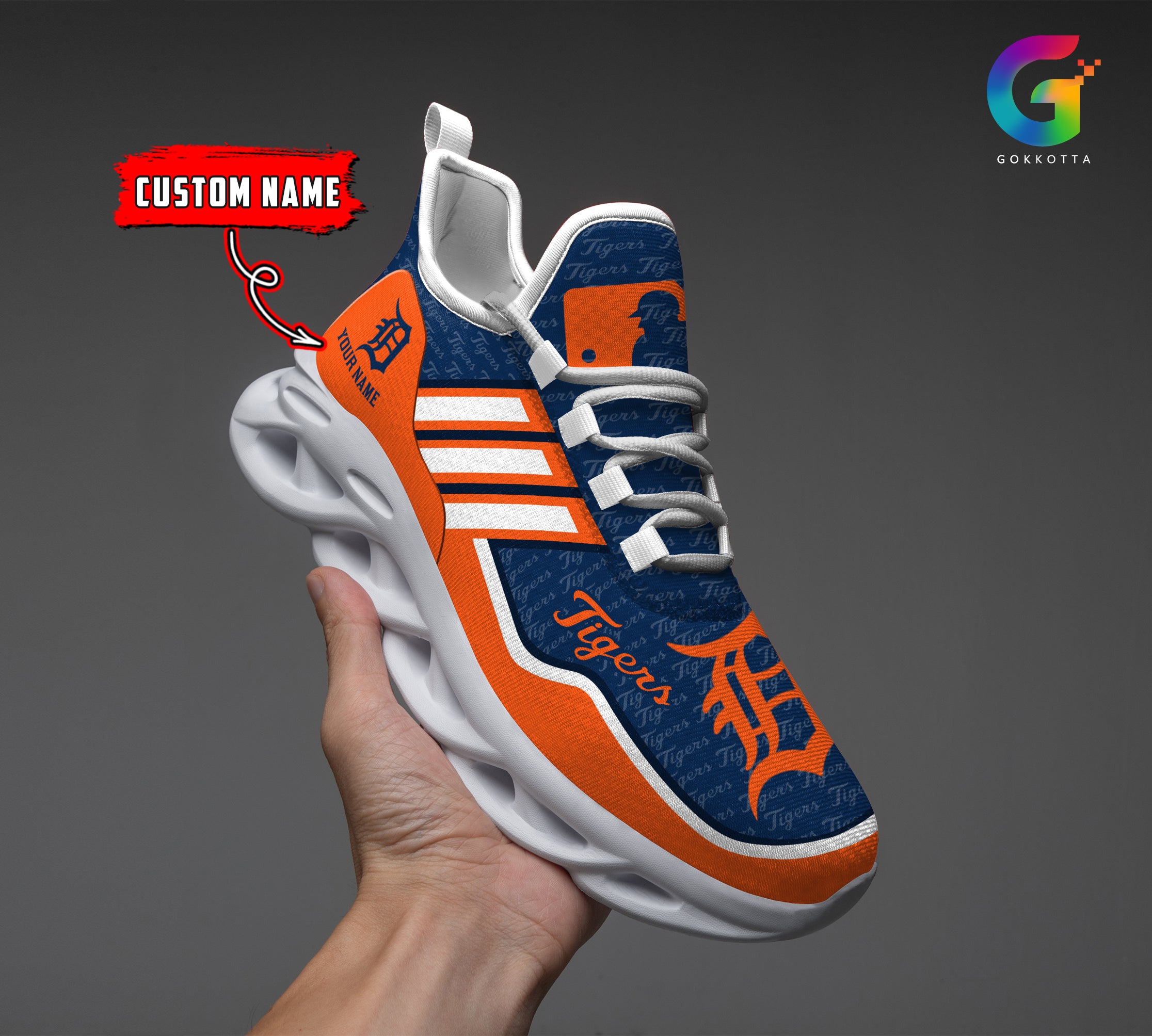 Ideafootwear Detroit Tigers MLB Max Soul Shoes Sneakers For Men And Women