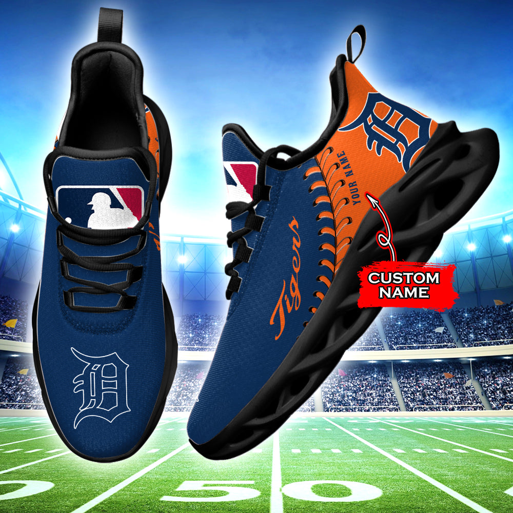 Ideafootwear Detroit Tigers MLB Max Soul Shoes Sneakers For Men And Women