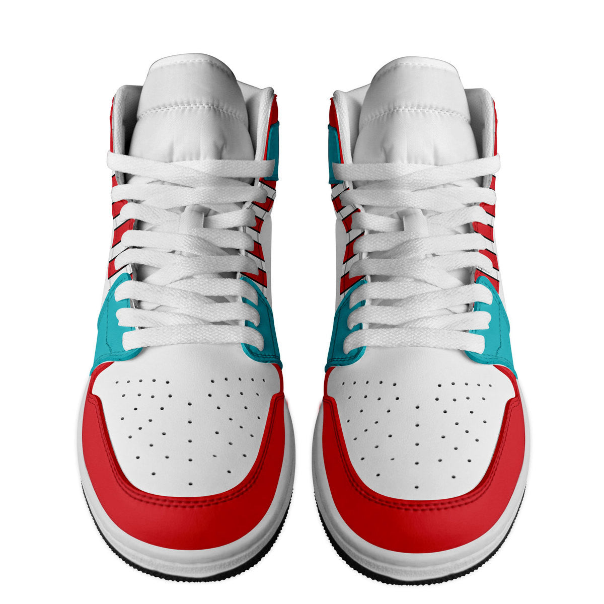 Ideafootwear Dr. Seuss AJ1 High Sneakers Shoes For Men And Women