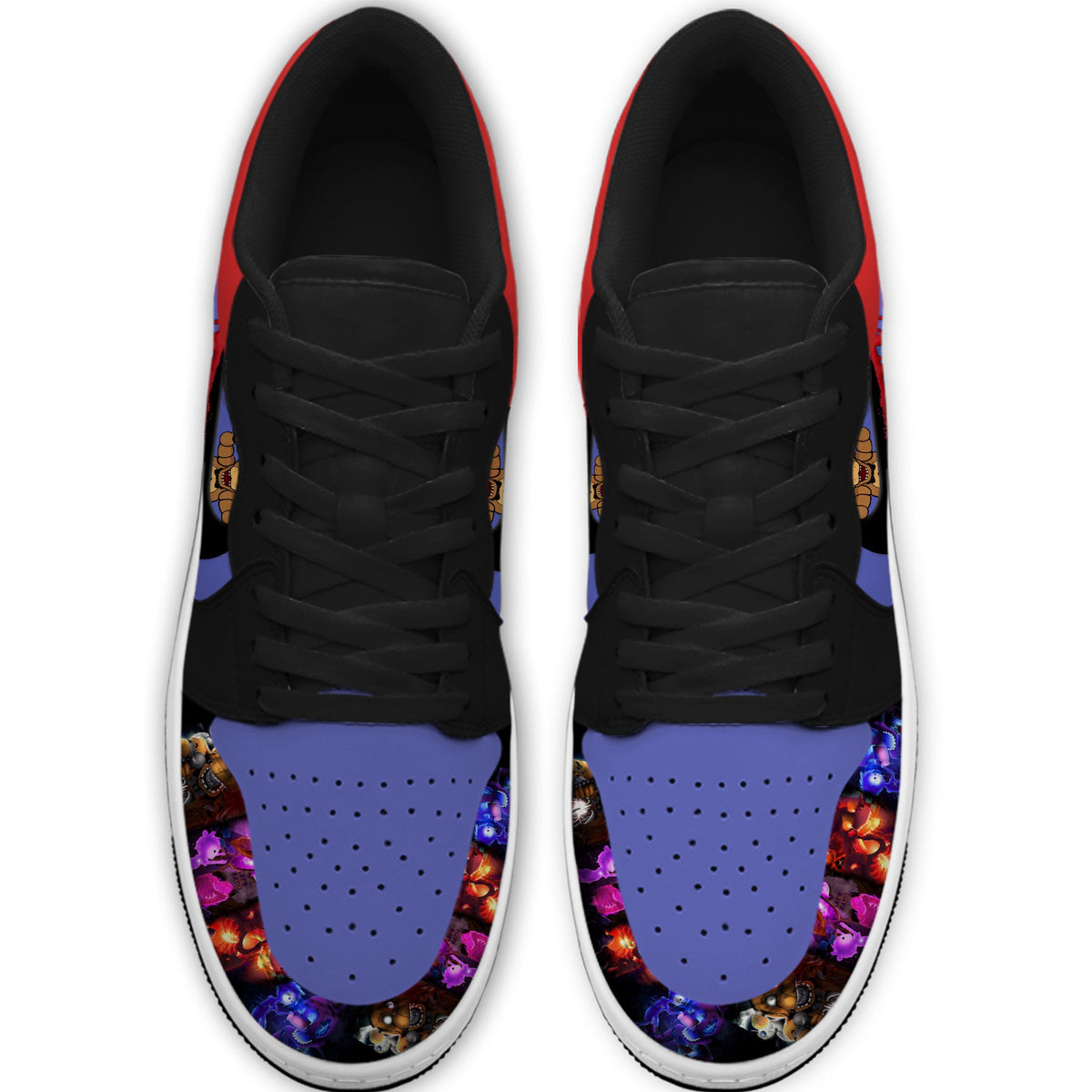 Ideafootwear Five Night At Freddy's AJ1 Low Sneakers Shoes For Men And Women