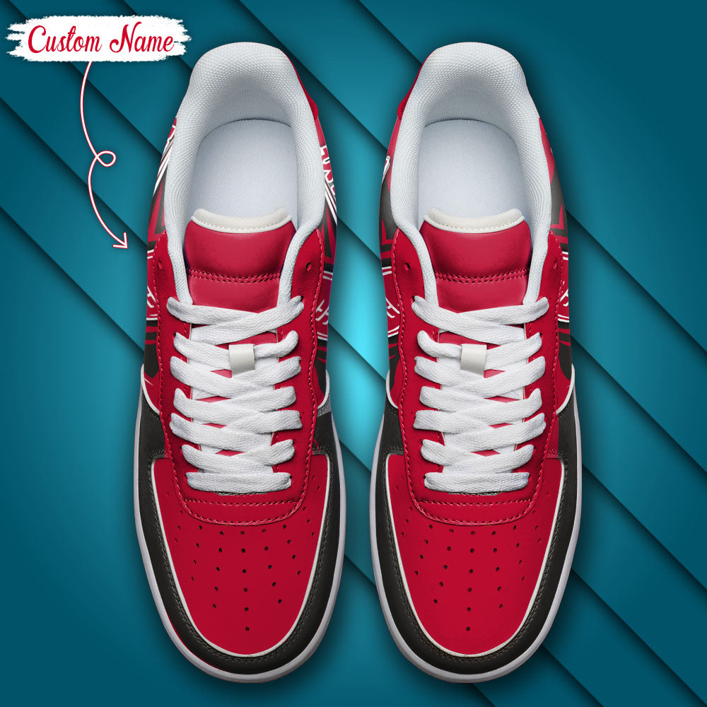 Ideafootwear Georgia Bulldogs NCAA Air Low-Top Sneakers Shoes For Men And Women