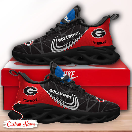 Ideafootwear Georgia Bulldogs NCAA Max Soul Shoes Sneakers For Men And Women